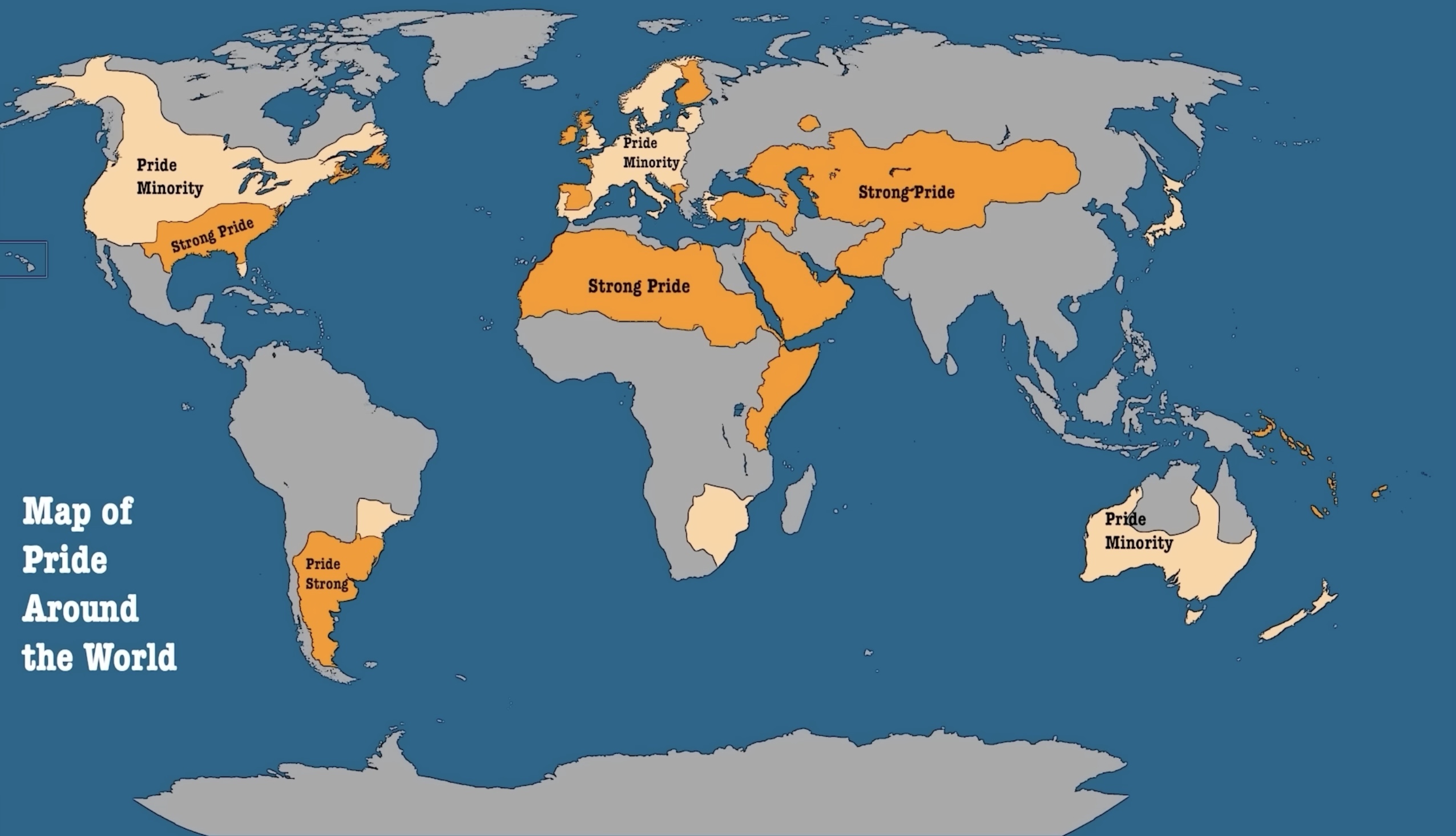 Map of National Pride